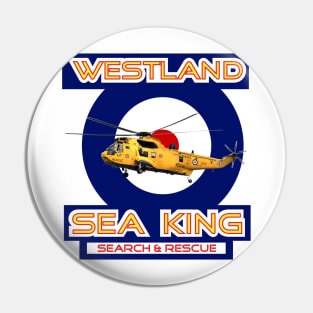 Westland Sea King Search and rescue helicopter in RAF roundel, Pin