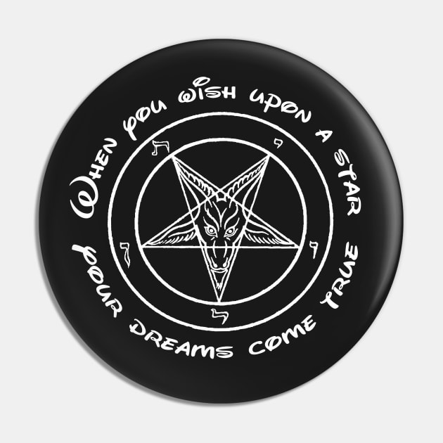 Wish Upon A Pentagram Pin by hauntedmanor