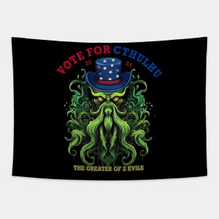 Vote for Cthulhu President 2024 Election Tapestry