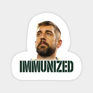 Aaron Rodgers Immunized Magnet