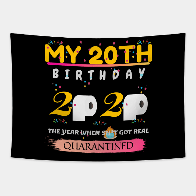 My 20th birthday 2020. The year when sh*t got real. Quarantined. Tapestry by NOMINOKA