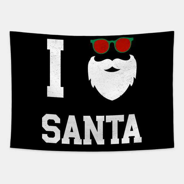 I love Santa Tapestry by MZeeDesigns