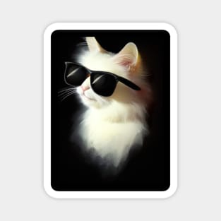 Cat with Sunglasses Magnet