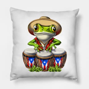 Coqui Puerto Rico Frog Pillow