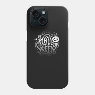 Gothic Graffiti Happy Halloween Phone Case