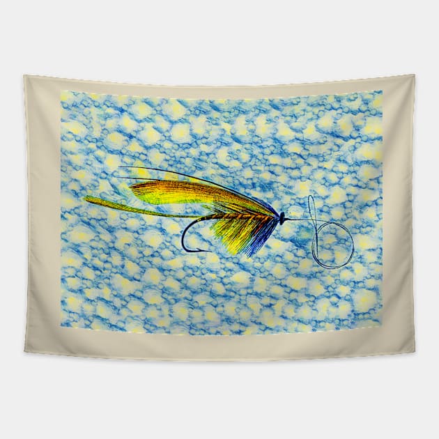 The Fishing Fly Tapestry by PictureNZ