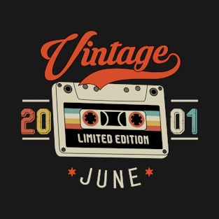 June 2001 - Limited Edition - Vintage Style T-Shirt