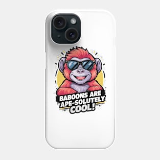 Baron Baboon Shades: Baboon Are Cool Phone Case