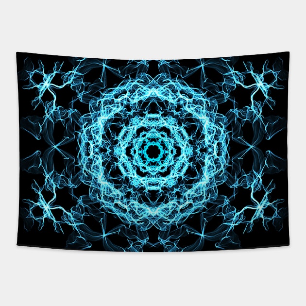 Lighting mandala Tapestry by melcu