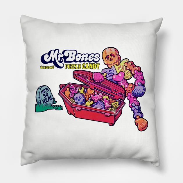 Mr. Bones Candy Pillow by Chewbaccadoll