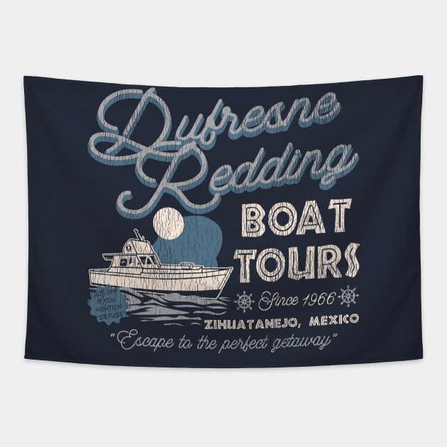 Dufresne Redding Boat Tours Shawshank Redemption Worn Tapestry by Alema Art