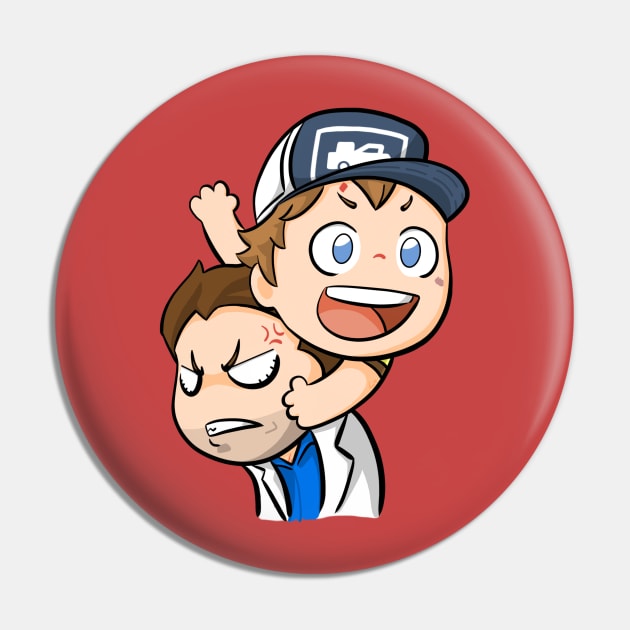 Nick & Ellis Bros Pin by ShonenFox