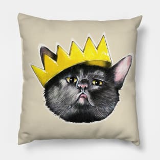 Black Cats Rule Pillow