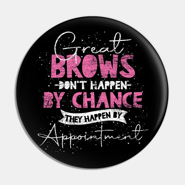 Beautician Makeup Artist Brow Technician Cosmetic Brow Artist Pin by ShirtsShirtsndmoreShirts