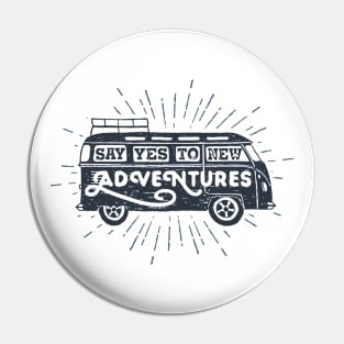 Adventures Art Pin