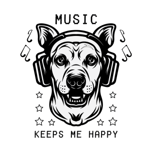 Music Keeps Me Happy T-Shirt