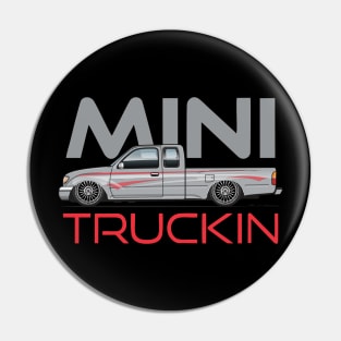 Mini Truckin-Silver Pin