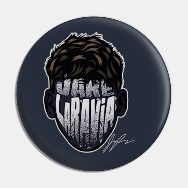 Jake LaRavia Memphis Player Silhouette Pin by danlintonpro