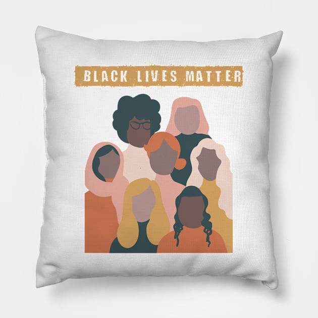 Black lives matter Pillow by KMLdesign