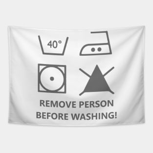 Washing instructions Tapestry
