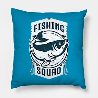 fishing squad Pillow