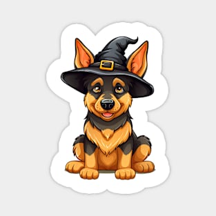 Halloween German Shepherd Dog #1 Magnet