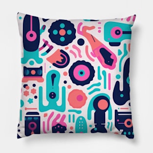 Playful Arena: Whimsical Monster Mates Pillow