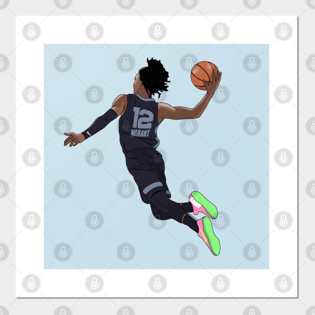 Memphis Grizzlies: Ja Morant 2022 Playoff Dunk Poster - Officially