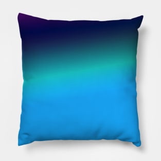 blue green grey texture art Pillow