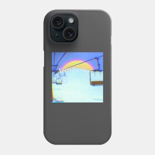 retro sunrise ski Phone Case