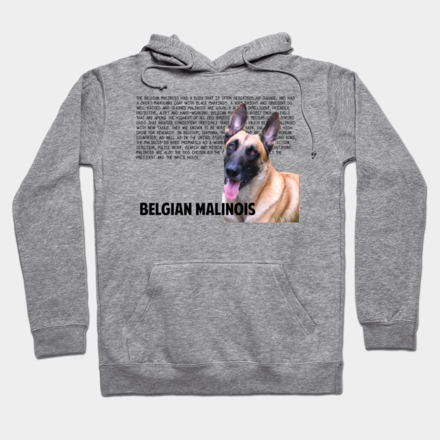 malinois hoodie