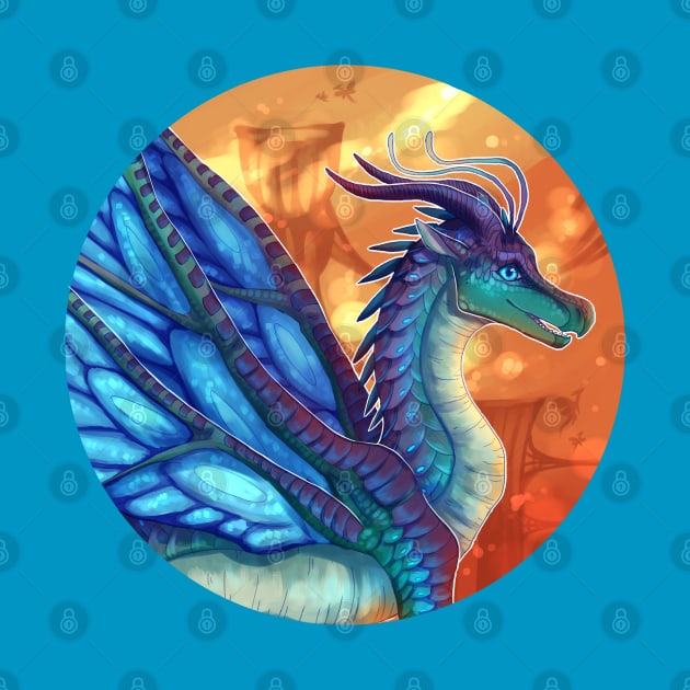 Wings of Fire - Blue by Biohazardia