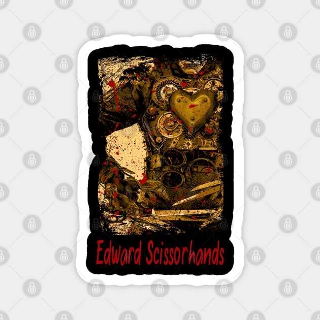 Burton's Masterpiece Edward Scissorhands' Legacy Magnet by Super Face