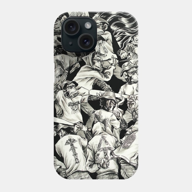 Sick T's Monkey Riot Phone Case by DomTsoi