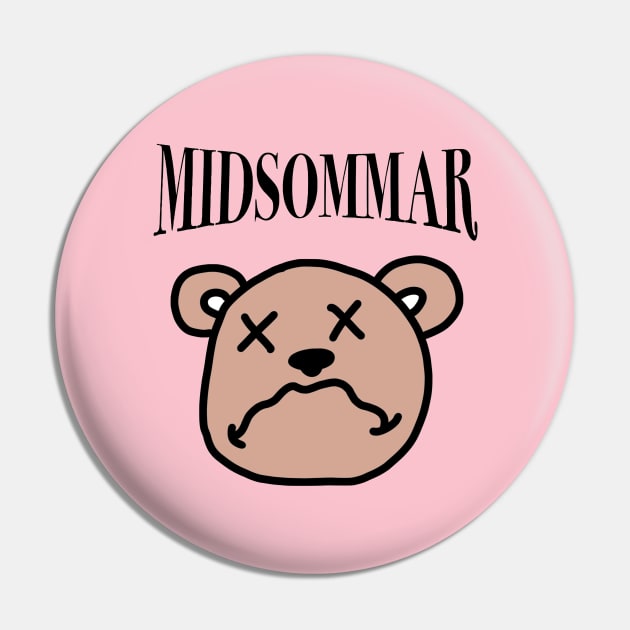 Midsommar Bear Logo Pin by aubdotcom