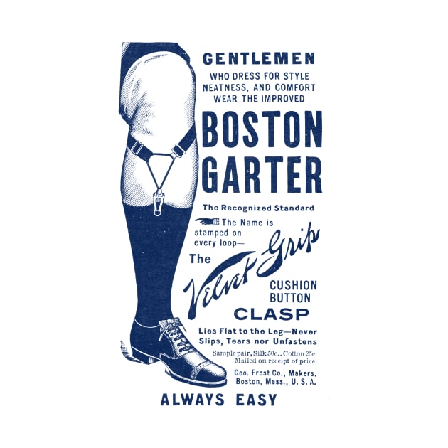 1904 The Boston Garter for Men by historicimage