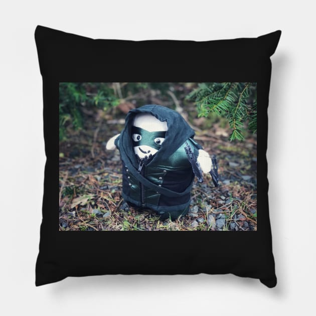 Green Archer Cosplay Print Pillow by The MariTimeLord