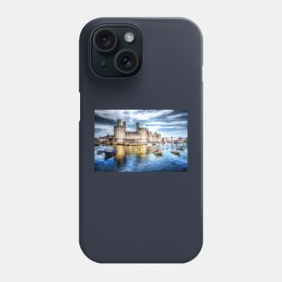 Caernarfon Castle At Dusk Phone Case