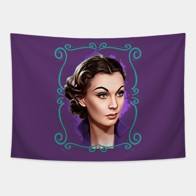 Vivien Leigh Tapestry by Zbornak Designs