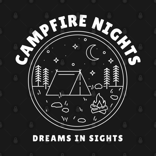 Campfire Nights: Dreams in Sights Camp Fire by Texevod