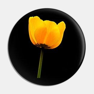 The Delightful Yellow Tulip Pin