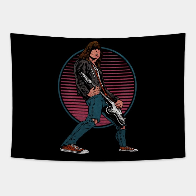 GO JOHNNY GO Tapestry by joeyjamesartworx