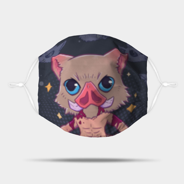 Inosuke Kimetsu No Yaiba Mask Teepublic Inosuke Kimetsu No Yaiba Mask Teepublic