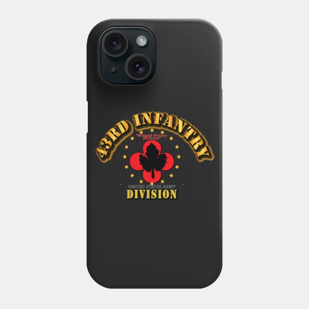 43rd Infantry Division - Winged Victory Division Phone Case by twix123844