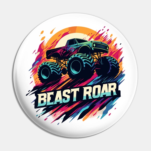 Monster Truck Pin by Vehicles-Art