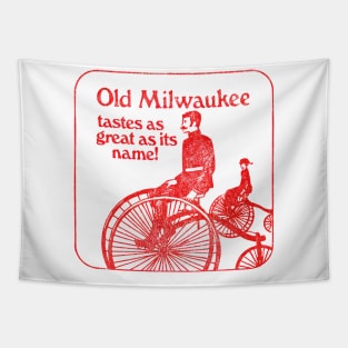 Old Milwaukee --- Vintage Beer Lover Gift Tapestry