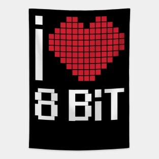 I Love 8 Bit Tapestry