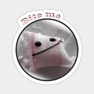 Bite me Smiley Cake Magnet