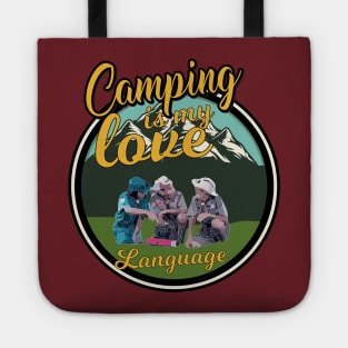 camp fire Tote