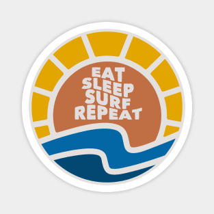 Eat Sleep Surf Repeat Magnet